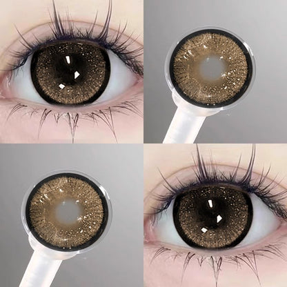 Aichashi Buy 1 Pair and Get 1 Pair of Contact Lenses Free. The Explosion Will Throw 14.5mm Contact Lenses for Half A Year. The Sandwich Process Is Comfortable and Hydrated. Moisturizing Moxa Crystal