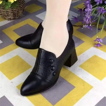 Aichashi Botas Femininas Women Cute Sweet High Quality Square Heel Short Ankle Boots Lady Casual Street Winter Heel Shoes A790B