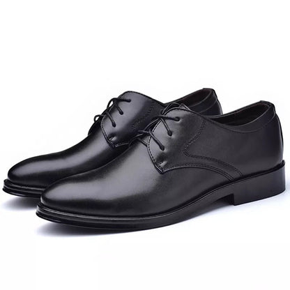 Aichashi Plus Size Man Shoes Formal PU Leather Shoes for Men Lace Up Oxfords for Male Wedding Party Office Business Casual Shoe Men