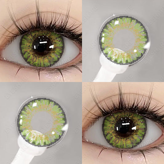 3TONE Green 14.5mm 1 Pair | 1 Year