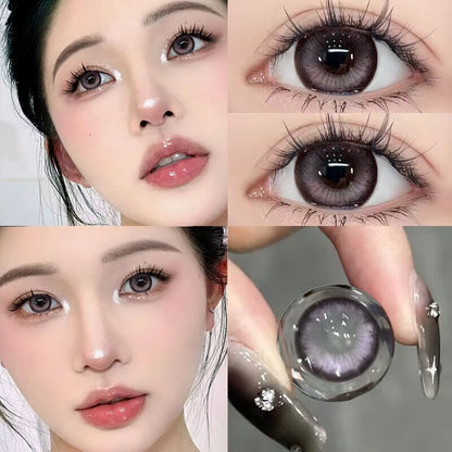 Aichashi Buy 1 Pair and Get 1 Pair of Contact Lenses Free. The Explosion Will Throw 14.5mm Contact Lenses for Half A Year. The Sandwich Process Is Comfortable and Hydrated. Moisturizing Moxa Crystal