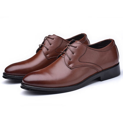 Aichashi Plus Size Man Shoes Formal PU Leather Shoes for Men Lace Up Oxfords for Male Wedding Party Office Business Casual Shoe Men