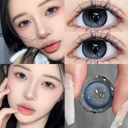 Aichashi Buy 1 Pair and Get 1 Pair of Contact Lenses Free. The Explosion Will Throw 14.5mm Contact Lenses for Half A Year. The Sandwich Process Is Comfortable and Hydrated. Moisturizing Moxa Crystal