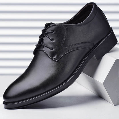 Aichashi Plus Size Man Shoes Formal PU Leather Shoes for Men Lace Up Oxfords for Male Wedding Party Office Business Casual Shoe Men