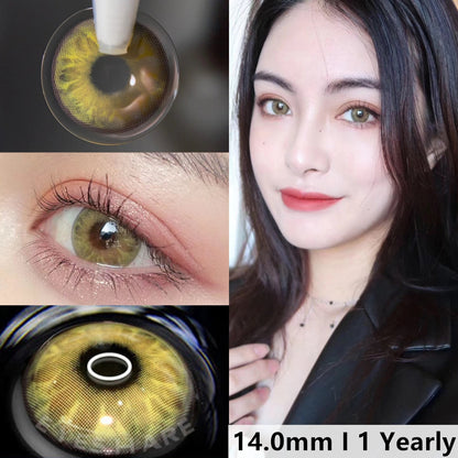 GEM Brown Color Contact Lenses 14.0mm