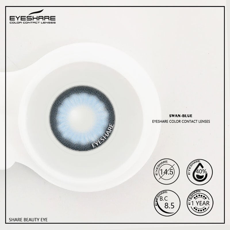 Swan Blue 14.5mm 1 Pair | 1 Year