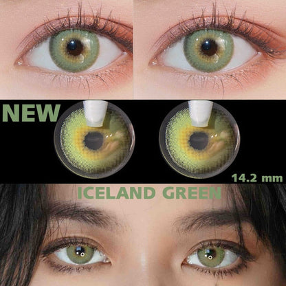 2Pcs/Pair Colored Contact Lenses Colorful Beauty Cosmetic Contacts Natural Color Lens Eye Contact Blue Lenses