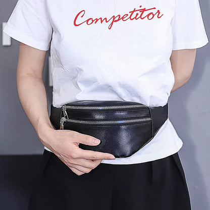 Aichashi Fanny Pack Women Fashion Waist Pack Casual Crossbody Chest Bags Unisex Hip Bum Bag Waterproof Travel Belt Bag Sport Purse Pocket