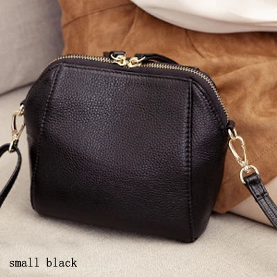 Aichashi Genuine Leather Women Shoulder Bag Luxury Handbag Fashion Shopping Purse Crossbody Bags Female Party Purse Clutch Bag Wallets