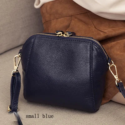 Aichashi Genuine Leather Women Shoulder Bag Luxury Handbag Fashion Shopping Purse Crossbody Bags Female Party Purse Clutch Bag Wallets