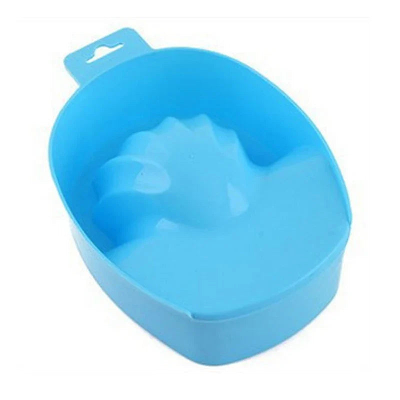 1pcs Nail Art Hand Wash Remover Soak Bowl DIY Salon Nail Spa Bath Treatment Manicure Tools