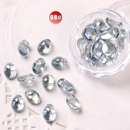 12pcs/box Crystal AB Nail Art Decorations Aurora Irregular Pixie Stones Jewelry 3D Shiny Rhinestones Japanese Nails Accessories