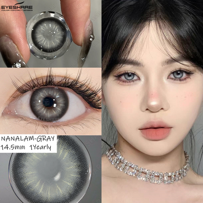 Nanalam Gray 14.5mm 1 Pair | 1 Year