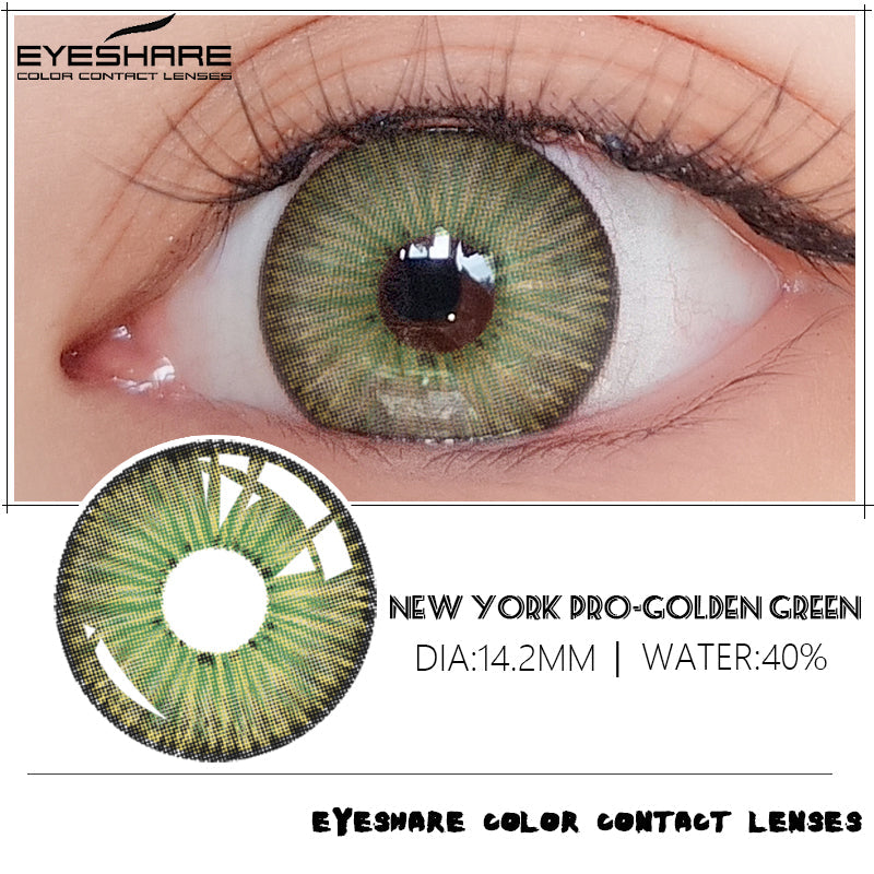 NewYork Golden Green 14.2mm 1 Pair | 1 Year