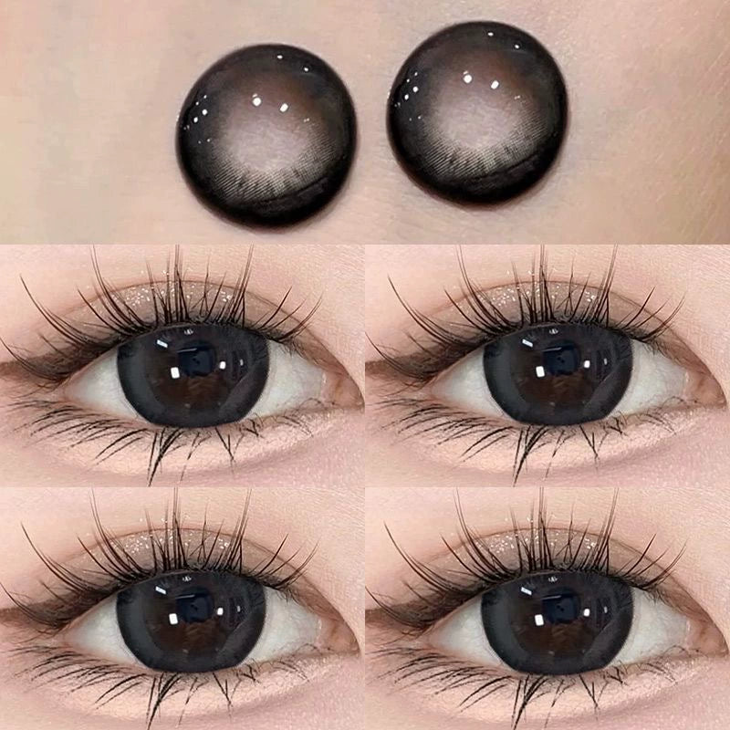 Milk Ball Black Contact Lenses Thrown Black for Half A Year, Large Diameter 14.5 Natural Pure Desire Contact Lenses, Annual Throw Genuine Official Website TF