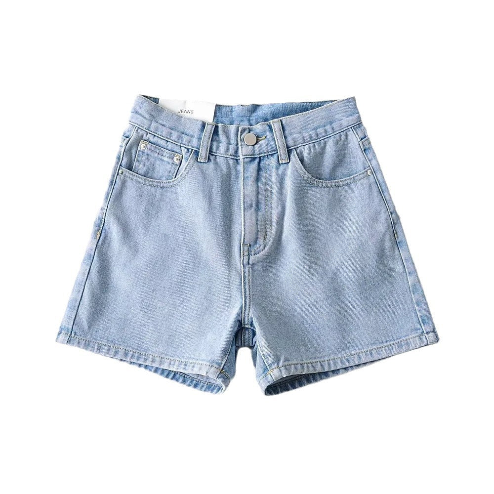 Aichashi casual summer outfits Curling Denim Fifth Pants Trendy 2024 New High Waist Denim Shorts Fashion Hot Pants