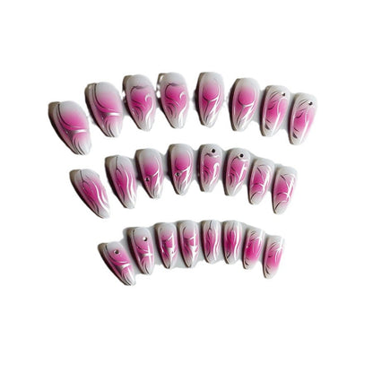 Aichashi discover style ideas Hot Selling Foundation Love Nail Nail Nail Piece Simple Ice Transparent Small Fresh Nail Patch Nail Piece Wear Nail