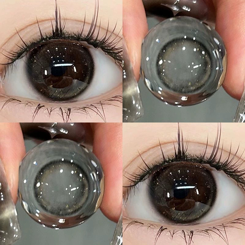 Milk Ball Black Contact Lenses Thrown Black for Half A Year, Large Diameter 14.5 Natural Pure Desire Contact Lenses, Annual Throw Genuine Official Website TF