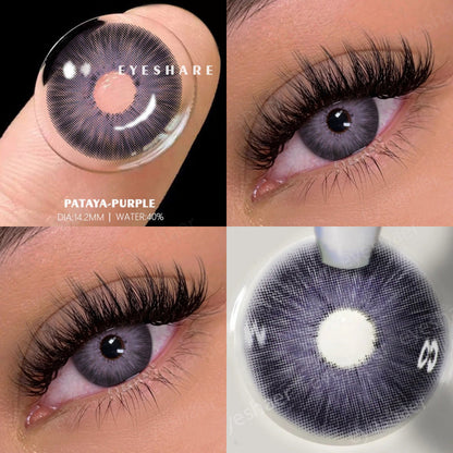 Pattaya Purple 14.2mm 1 Pair | 1 Year