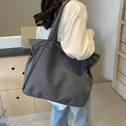 Aichashi Casual Fashion Large Capacity Tote Bag Simple Travel Bag Shoulder Bag Aesthetic Handbags