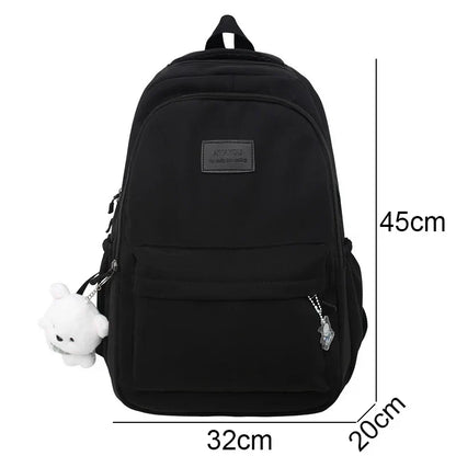 Aichashi Female Fashion Lady High Capacity Waterproof College Backpack Trendy Women Laptop School Bags Cute Girl Travel Book Bag Cool