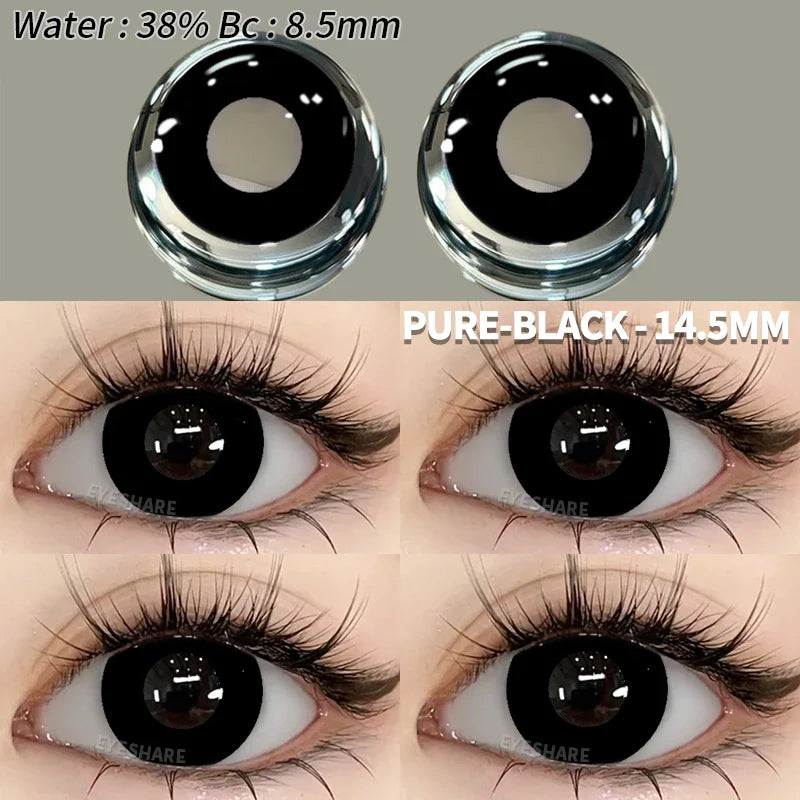 Aichashi Halloween Color Contact Lenses 1pair Cute Anime Cosplay Contact Lenses Blue Eyes Contact Lenses Yellow Colored Contacts