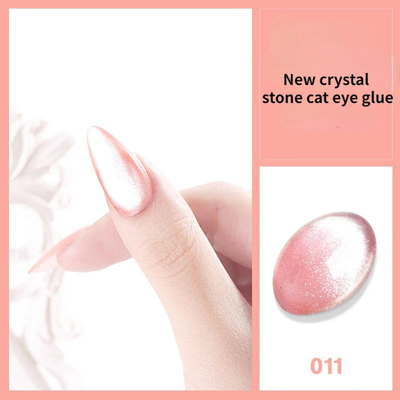 8ML Colorful Cat Eye Gel Nails Polish Winter Reflective Glitter Universal Magnetic Nail Polish Can Be Used Manicure Accesorios