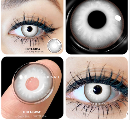 2pcs Colored Contact Lenses For Eyes Cosplay Colored Lenses Blue Contact Lens Yearly Beautiful Pupil Eyes Contact Lens