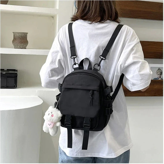 Aichashi Fashion Kawaii Mini Backpack Women Shoulder Bag for Teenage Girls Multi-Function Small Bagpack Ladies Travle School Backpacks