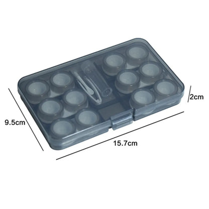 Aichashi 6 Pair Contact Lens Case Contact Lens Storage Box Portable Travel Contact Lenses Case Soak Container Lenses Box for Beauty Pupil