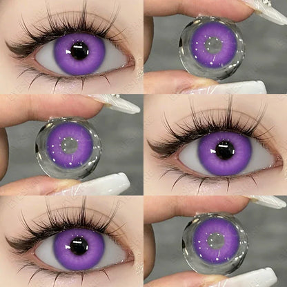 1Pair Colored Contact Lenses for Eyes Fast Delivery Brown Lenses Gray Pupils Lens Green Eye Lenses Blue Eye Lens Yearly