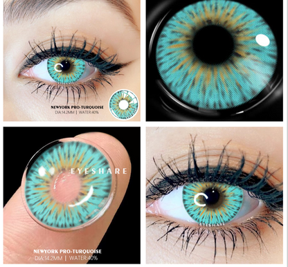 Color Contact Lenses For Eyes Anime Cosplay Colored Lenses Blue Purple Multicolored Lenses Contact Lens Beauty Makeup