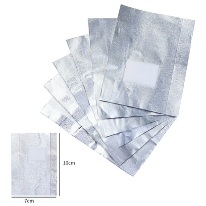 50/100pcs/set Nail Removal Aluminum Foil Paper with Cotton Pads Removal Nail Art Removal Tin Foil Tool Nail Supplies