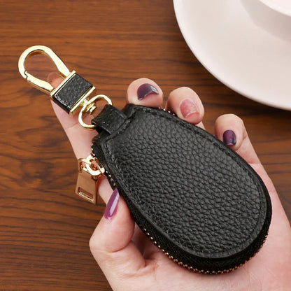 Car Key Wallets Women Couples Zipper Door Keys Storage Mini Portable Multi-function Simple Solid Protection Classic Unisex