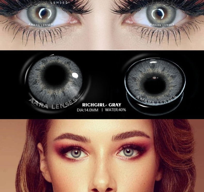 1Pair Color Contact Lenses for Eyes OMG Series Soft Contact Lens Beauty Contact Lenses Eye Cosmetic Color Lens Eyes