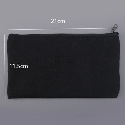 Aichashi BACK TO SCHOOL Pencil Case Black School Supplies Pencil Pouch Astuccio Canvas Trousse Scolaire Pencil Bag Estuches Escolares Pencilcase