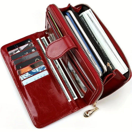 aichashi Women Wallet Leather Clutch Brand Coin Purse Female Wallet Card Holder Long Lady Clutch Carteira Feminina