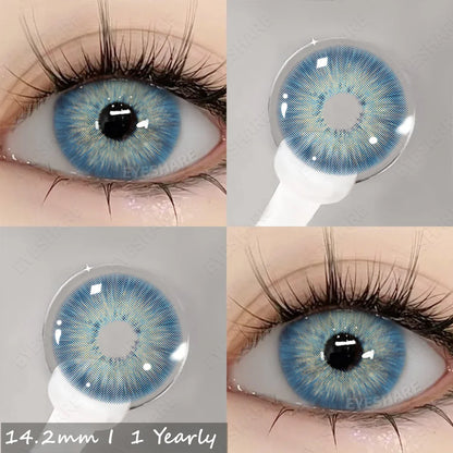 Aichashi New Fashion Color Contact Lenses for Eyes Cosplay Blue Eyes Contacts Lenses Makeup Green Eyes Lenses Yearly 2pcs/pair