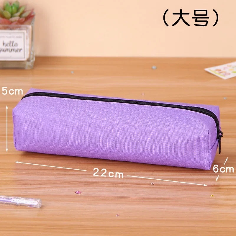 Aichashi BACK TO SCHOOL Pencil Case durable Pen Case Kawaii Stationery Large Capacity Pencilcase Trousse School Supplies Pencil Pouch