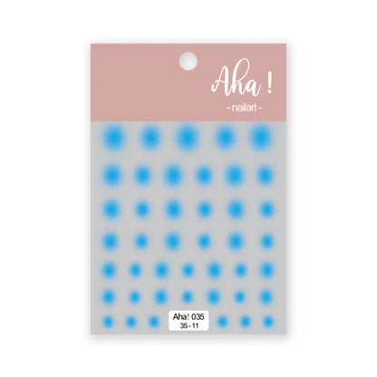 Aichashi 12 colors Pink Smudge Nail Sticker Blush Gradient Decals Sticker Self-Adhesive Translucent Waterproof Ultra-Thin 3D Nail Slider