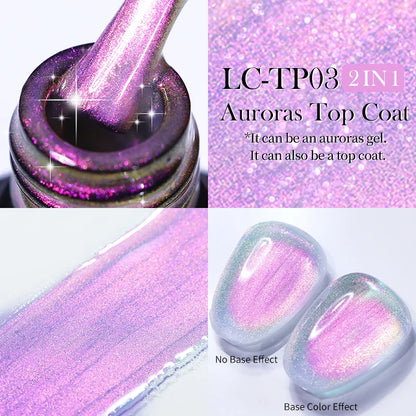 Aichashi 7ML Aurora Cat Magnetic Gel Nail Polish Nail Art Sparkle Glitter Gel Varnis Semi Permanent Soak Off  UV Gel Varnishes