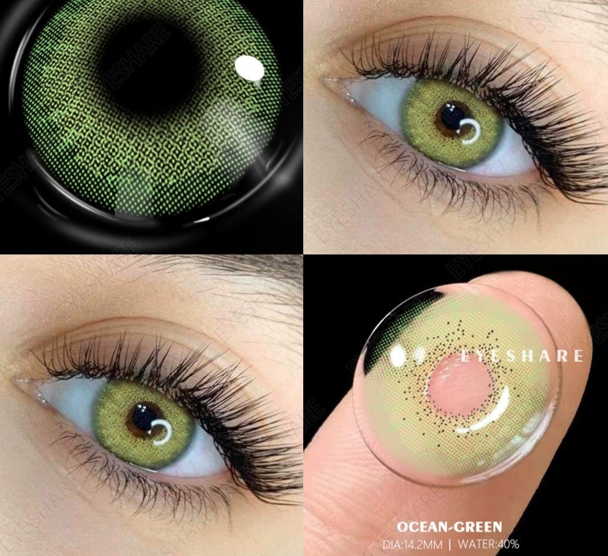 Color Lens Eyes 2pcs Natural Color Contact Lenses For Eyes Yearly Beauty Contact Lenses Eye Cosmetic blue Color Lens