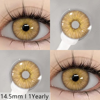 Aichashi New Fashion Color Contact Lenses for Eyes Anime Blue Eyes Contacts Lense Colorful Makeup Eyes Lenses Yearly 2pcs/pair