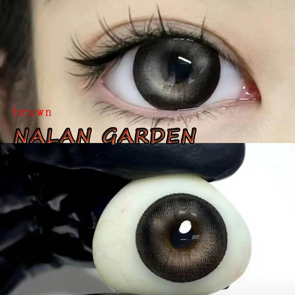 Aichashi 14.50mm Soft Eye Contact Lenses Women Men Fashion Makeup Accessories lentes de contacto Nalan Garden