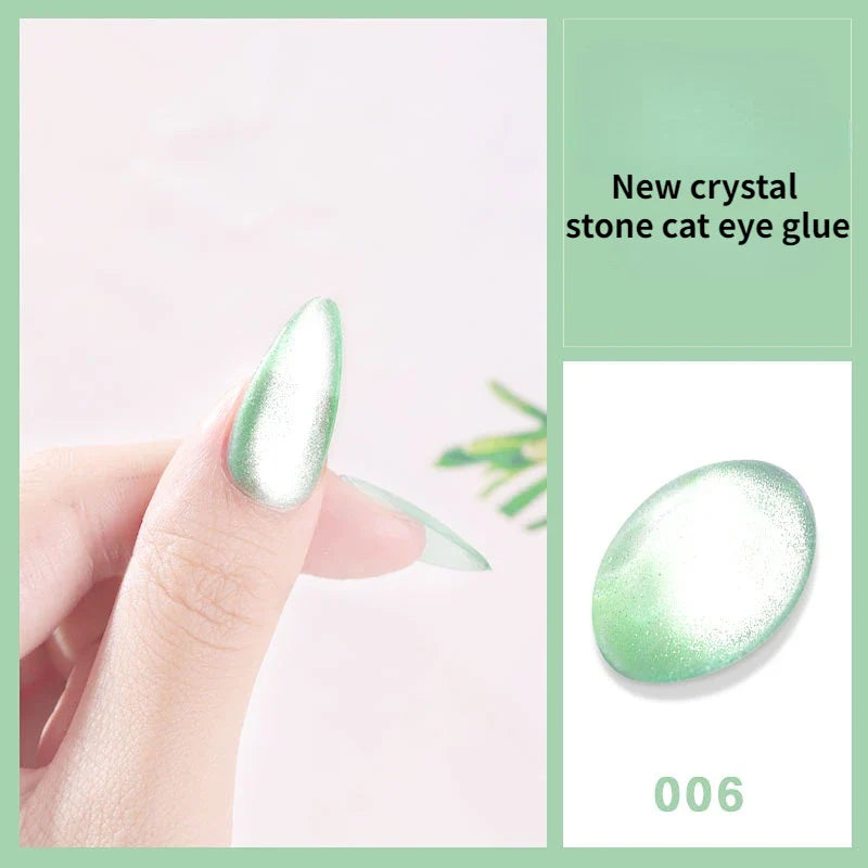 8ML Colorful Cat Eye Gel Nails Polish Winter Reflective Glitter Universal Magnetic Nail Polish Can Be Used Manicure Accesorios