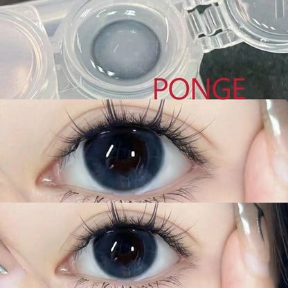 Aichashi Coslens Women Men Color Anime Accessories Glasses 14.20mm Soft Contact Lens for Eyes Cosmetic  линзы для глаз цветные Ponge