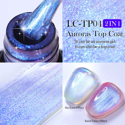 Aichashi 7ML Aurora Cat Magnetic Gel Nail Polish Nail Art Sparkle Glitter Gel Varnis Semi Permanent Soak Off  UV Gel Varnishes