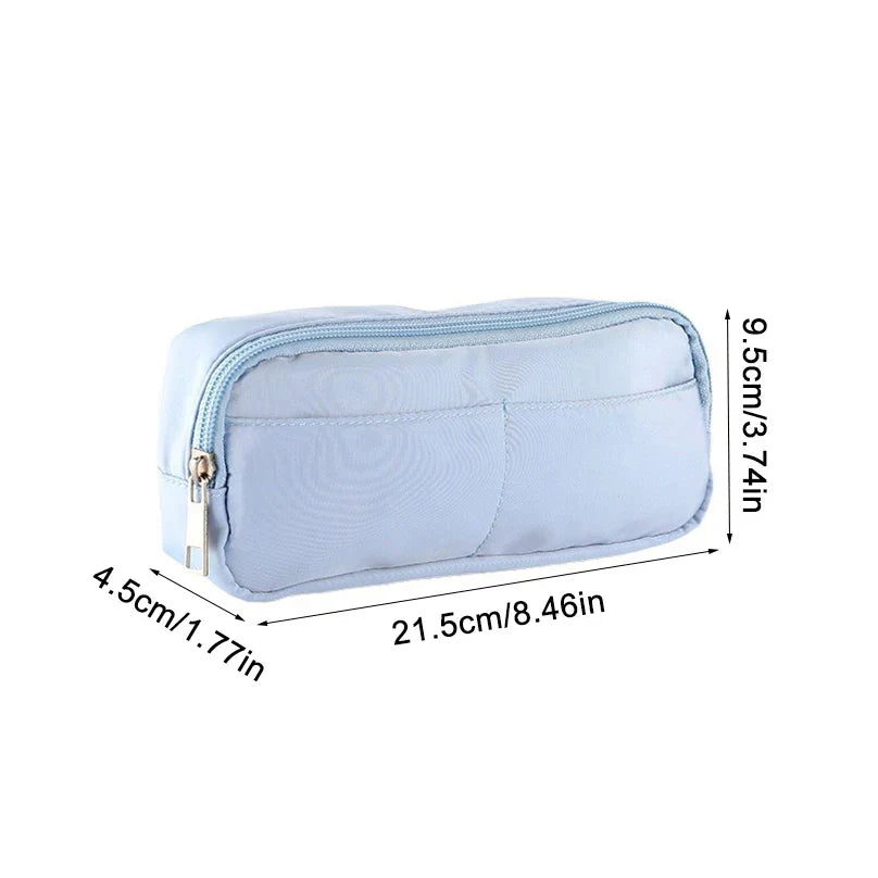 Aichashi BACK TO SCHOOL Simple Pencil Case Trousses Scolaires Pencil Pouch Back To School Large Capacity School Supplies Estuches Escolares Pencilcase