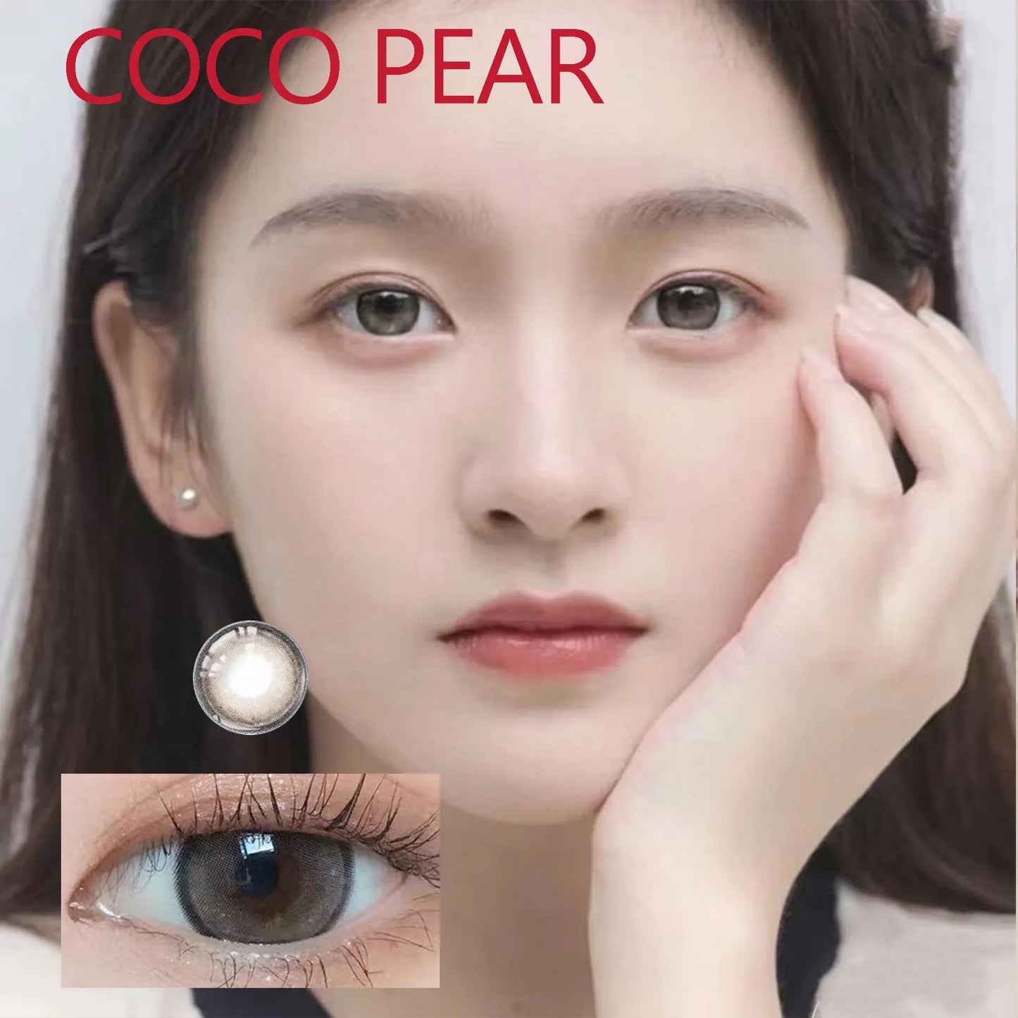 Aichashi Coslens 14.20mm Soft Contact Lenses with Power Women Men Fashion Eyewear lentes de contacto Coco Pearl