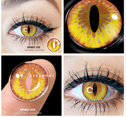 2pcs Colored Contact Lenses For Eyes Cosplay Colored Lenses Blue Contact Lens Yearly Beautiful Pupil Eyes Contact Lens